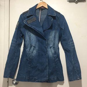 PARASUCO DOUBLE BREASTED DENIM JACKETS SIZE M